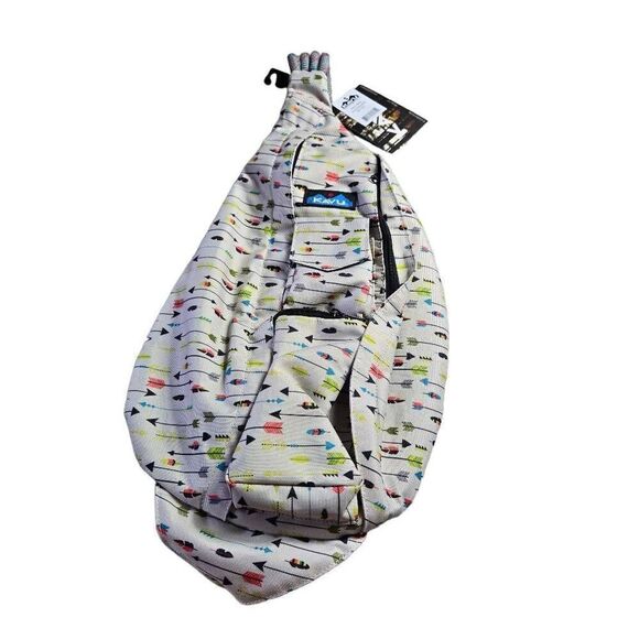 NWT KAVU Original Rope Sling Bag Polyester Crossbody Backpack - Arrow Dynamic